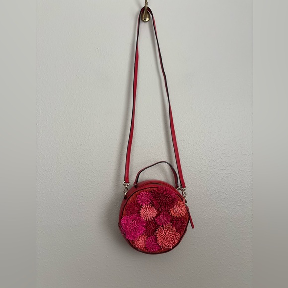 Kate Spade New York Montigo Avenue Floral Raffia Circle Bag - Picture 3 of 7